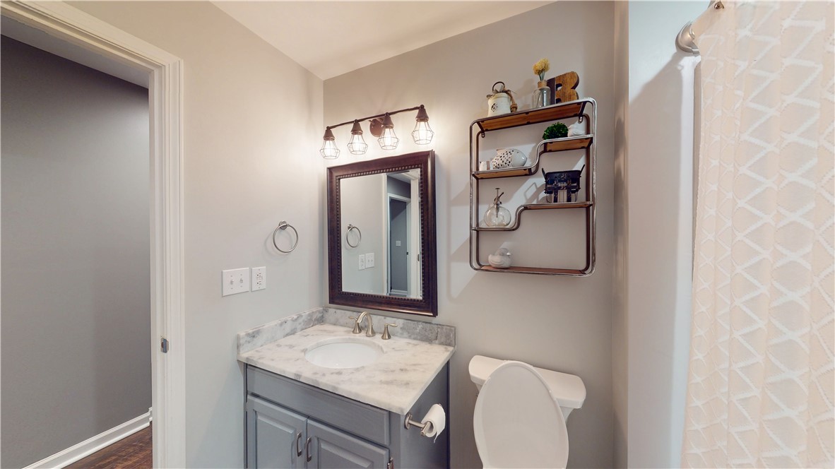 15009 Beacon Ridge Drive Seneca, SC 29678 - Photo 16 of 37 Hall bath with marble vanity and tub/shower combo