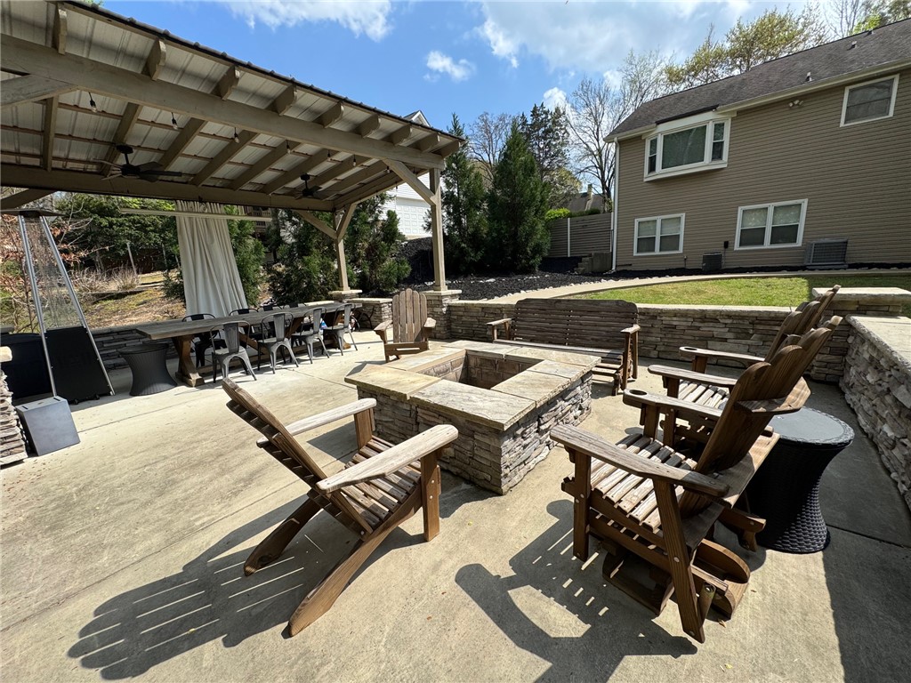 15009 Beacon Ridge Drive Seneca, SC 29678 - Photo 33 of 37 Built in firepit