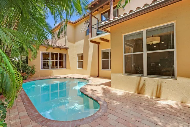 a view of a house with sitting area