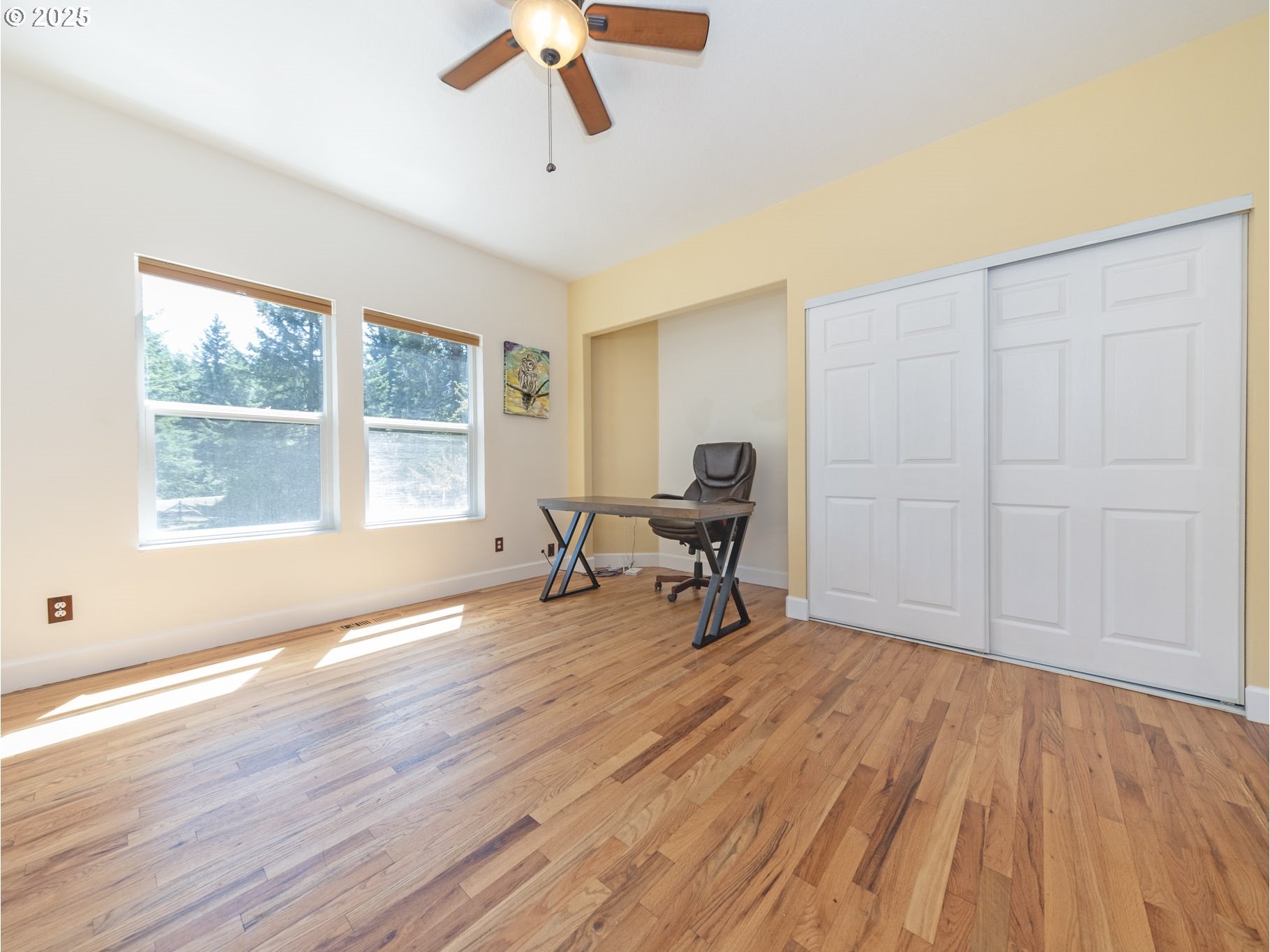 64977 Nehalem Highway North Vernonia, OR 97064 - Photo 17 of 48 a view of a livingroom with wooden floor and a window