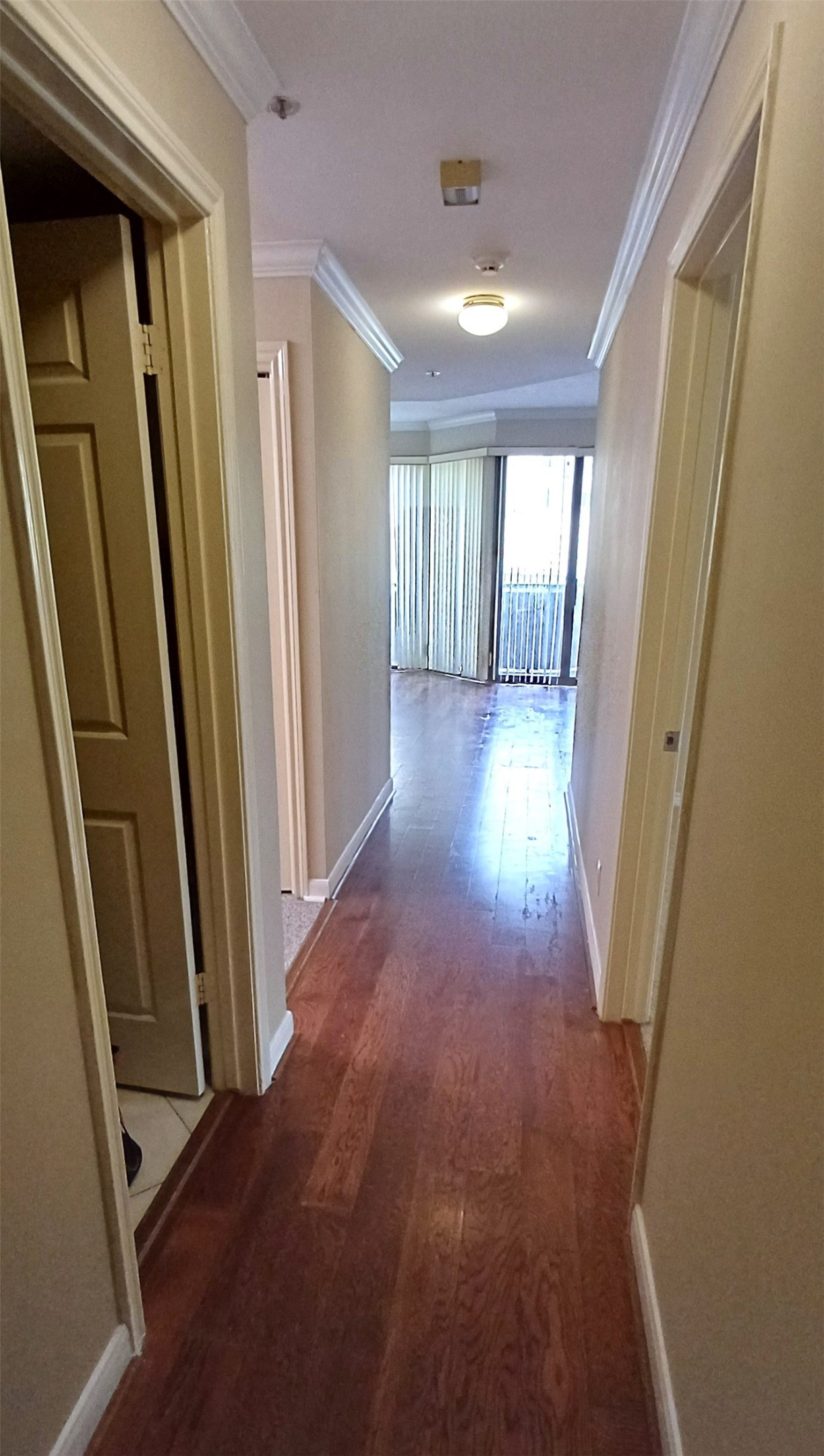 3350 McCue Road, Unit 201 Houston, TX 77056 - Photo 29 of 39 a view of hallway with wooden floor and window