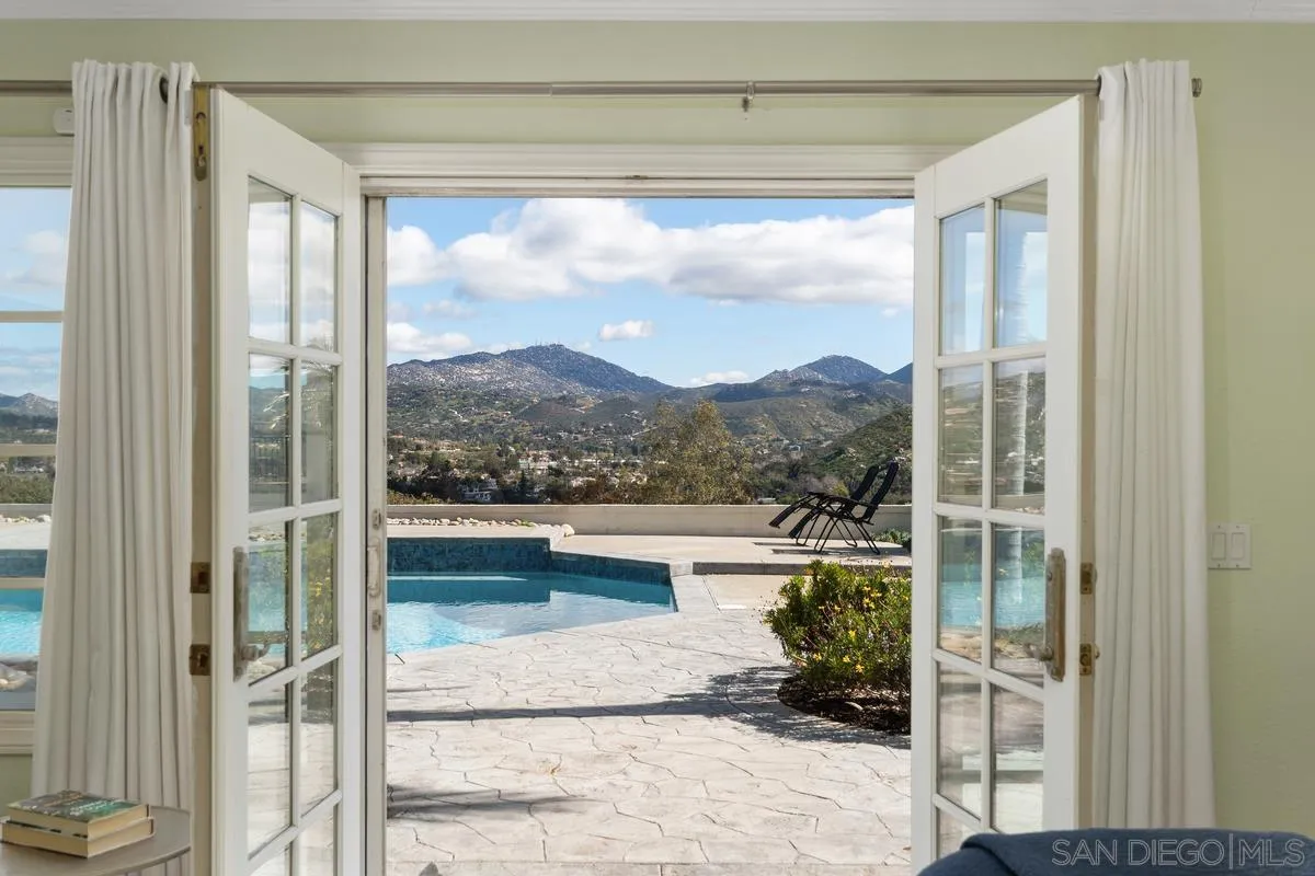14134 Palisades Drive Poway, CA 92064 - Photo 20 of 32 a view of a balcony with lake view and a wooden floor