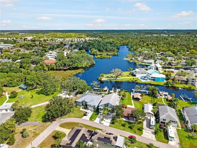 a view of a city with an ocean view