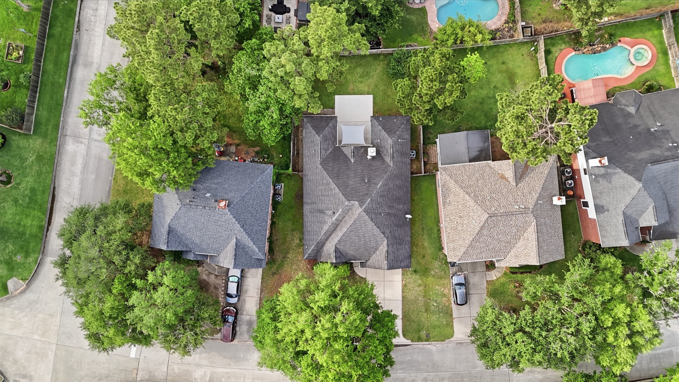 20507 Delta Wood Trail Humble, TX 77346 - Photo 26 of 28 an aerial view of residential houses with outdoor space and street view