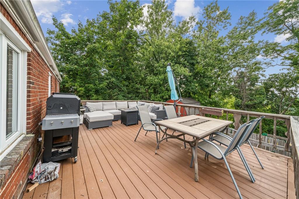 1013 Silver Lane McKees Rocks, PA 15136 - Photo 25 of 33 Massive Deck over looking the fenced in backyard
