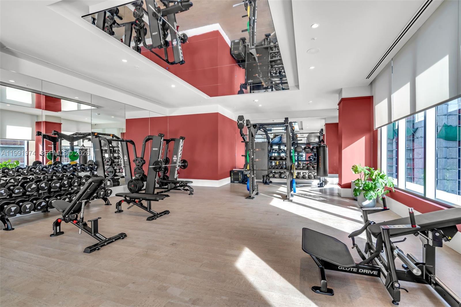 11 Northeast 6th Street, Unit 2808 Miami, FL 33132 - Photo 34 of 57 a view of a room with gym equipment