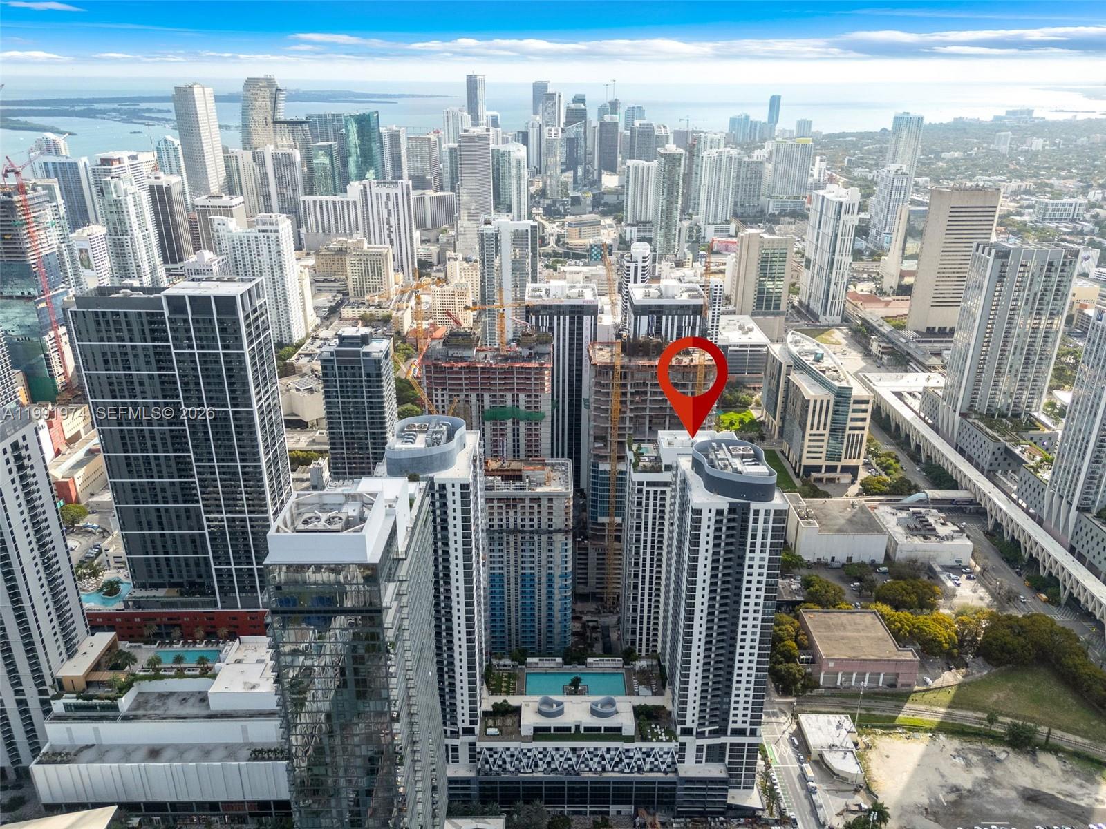 11 Northeast 6th Street, Unit 2808 Miami, FL 33132 - Photo 50 of 57 a city view