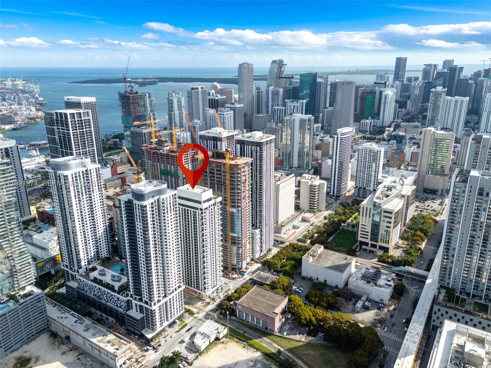 11 Northeast 6th Street, Unit 2808 Miami, FL 33132 - Photo 57 of 57 a view of a city