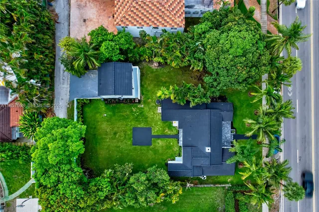 a view of city and mountain
