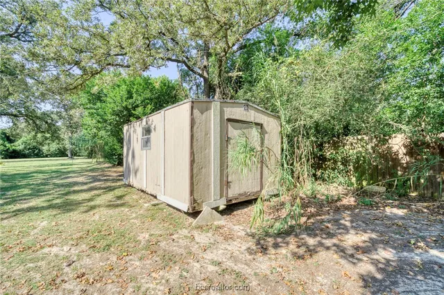 an aerial view of a residential houses
