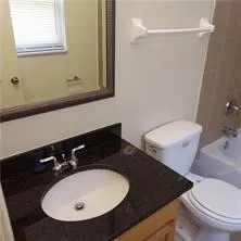 a bathroom with a sink and a toilet