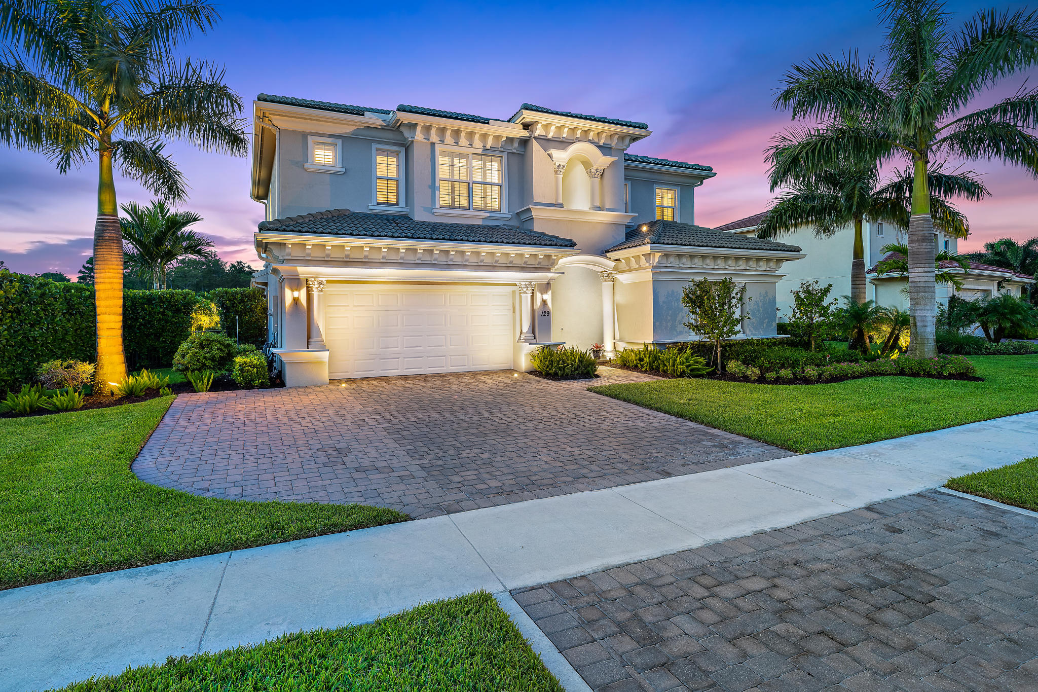 129 Sonata Drive Jupiter, FL 33478 - Photo 40 of 64 extra wide driveway