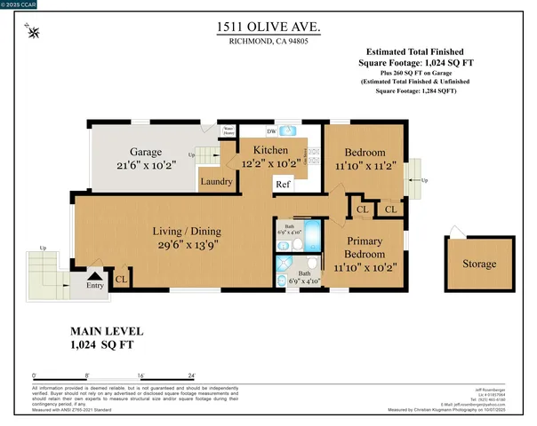 $749,000 | 1511 Olive Avenue, Richmond, CA 94805