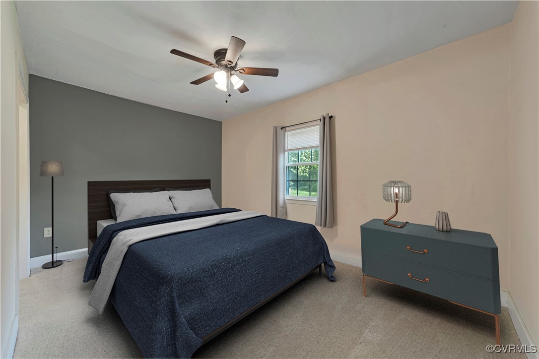 4305 Lakeview Road Petersburg, VA 23803 - Photo 15 of 45 Primary bedroom with a ceiling fan