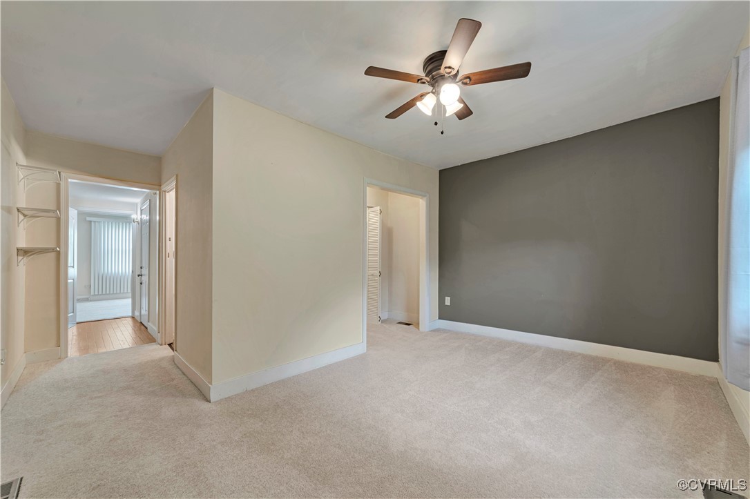 4305 Lakeview Road Petersburg, VA 23803 - Photo 17 of 45 Primary room with light colored carpet and a ceili
