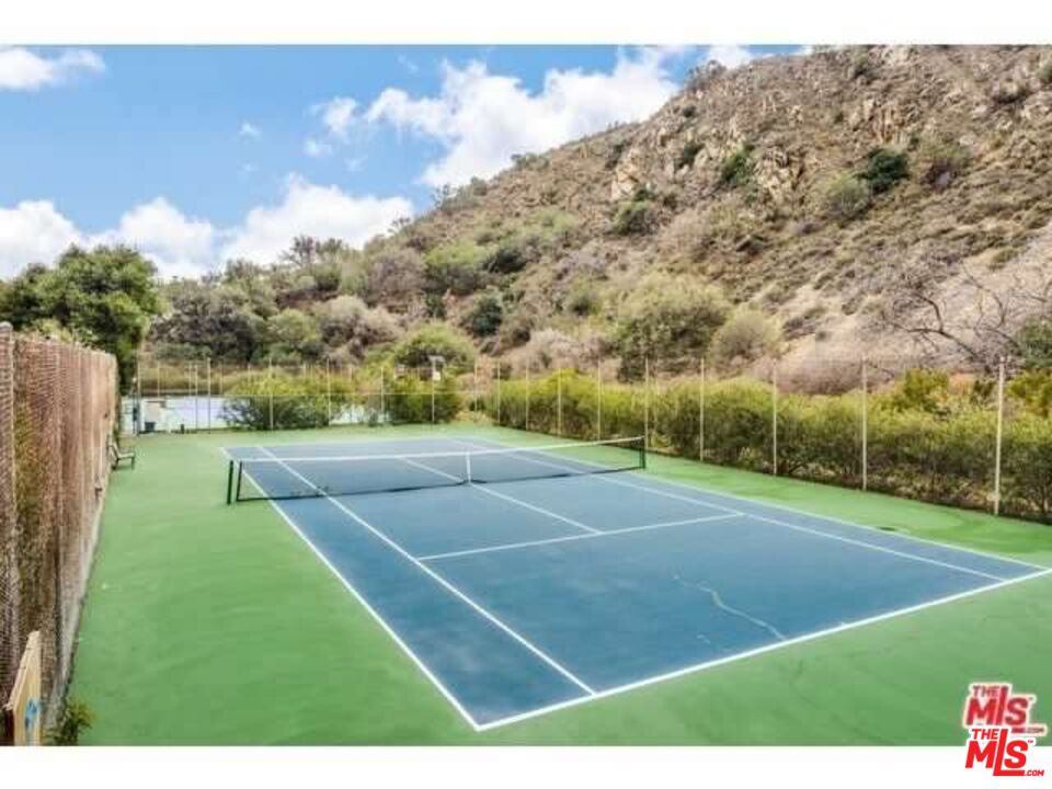 6326 Trancas Canyon Road Malibu, CA 90265 - Photo 53 of 53 a view of an outdoor space and tennis court