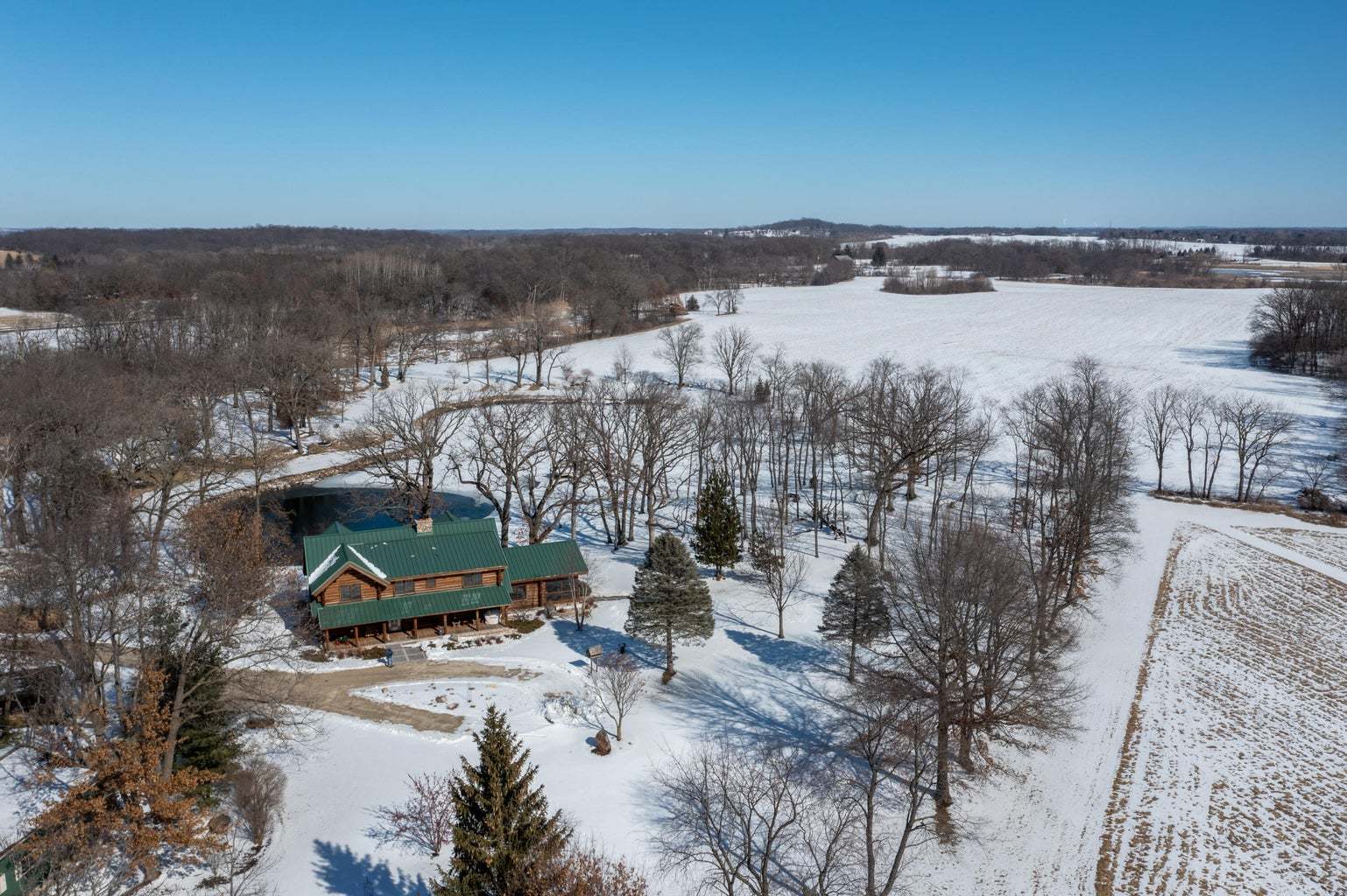 4901 Maple Road East Troy, WI 53120 - Photo 2 of 34 a view of a lake