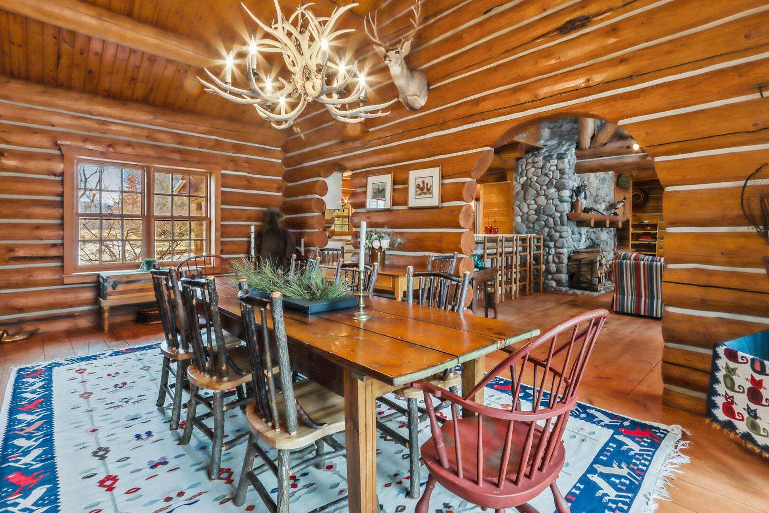 4901 Maple Road East Troy, WI 53120 - Photo 29 of 34 a dining room with furniture and wooden floor