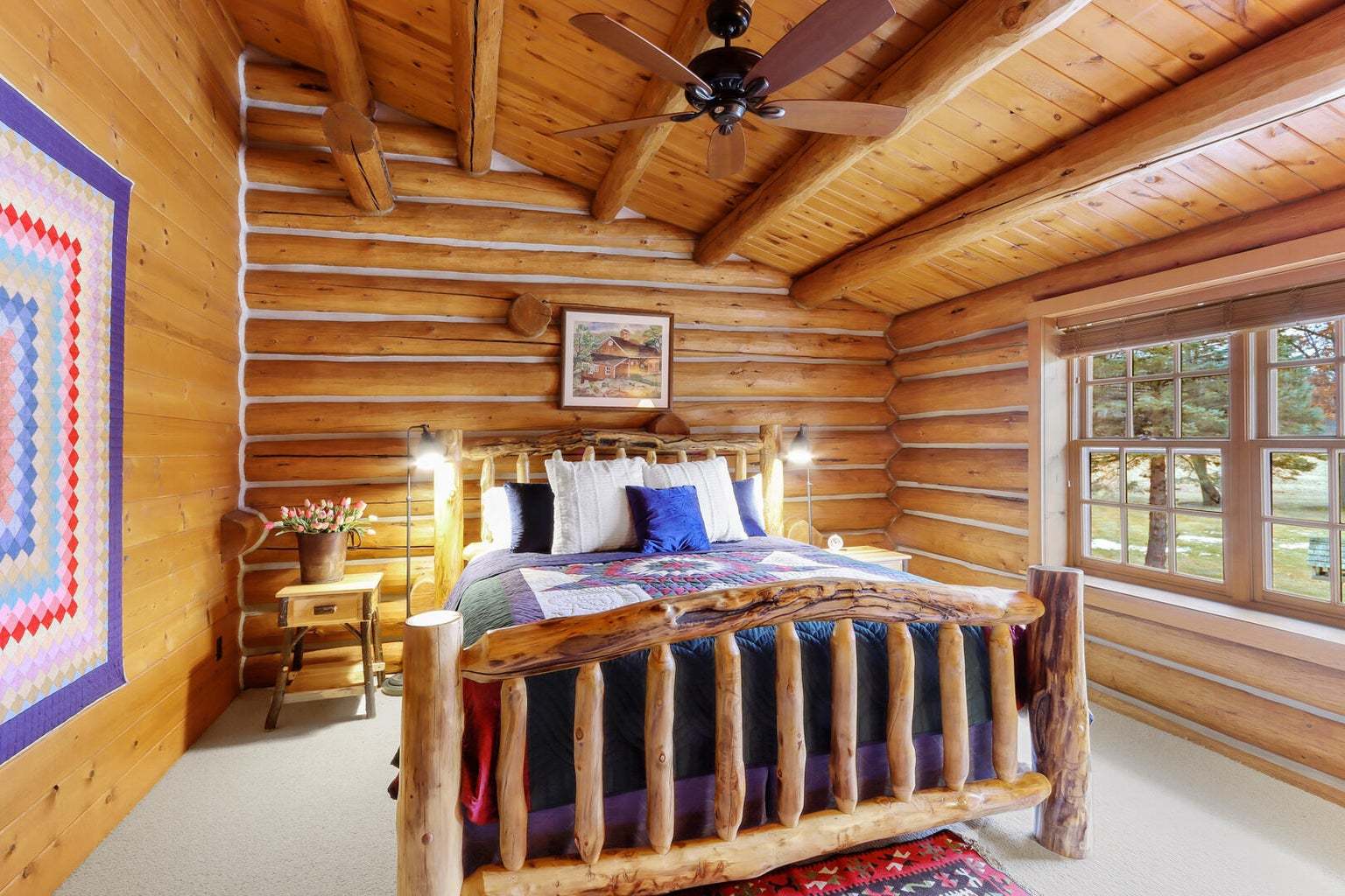 4901 Maple Road East Troy, WI 53120 - Photo 7 of 34 a bedroom with a bed next to a window