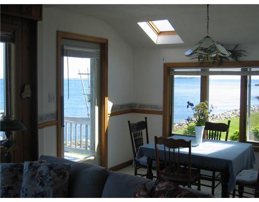 457 Long Point Road Harpswell, ME 04079 - Photo 5 of 14 Dining Room. Dining Room with a view.