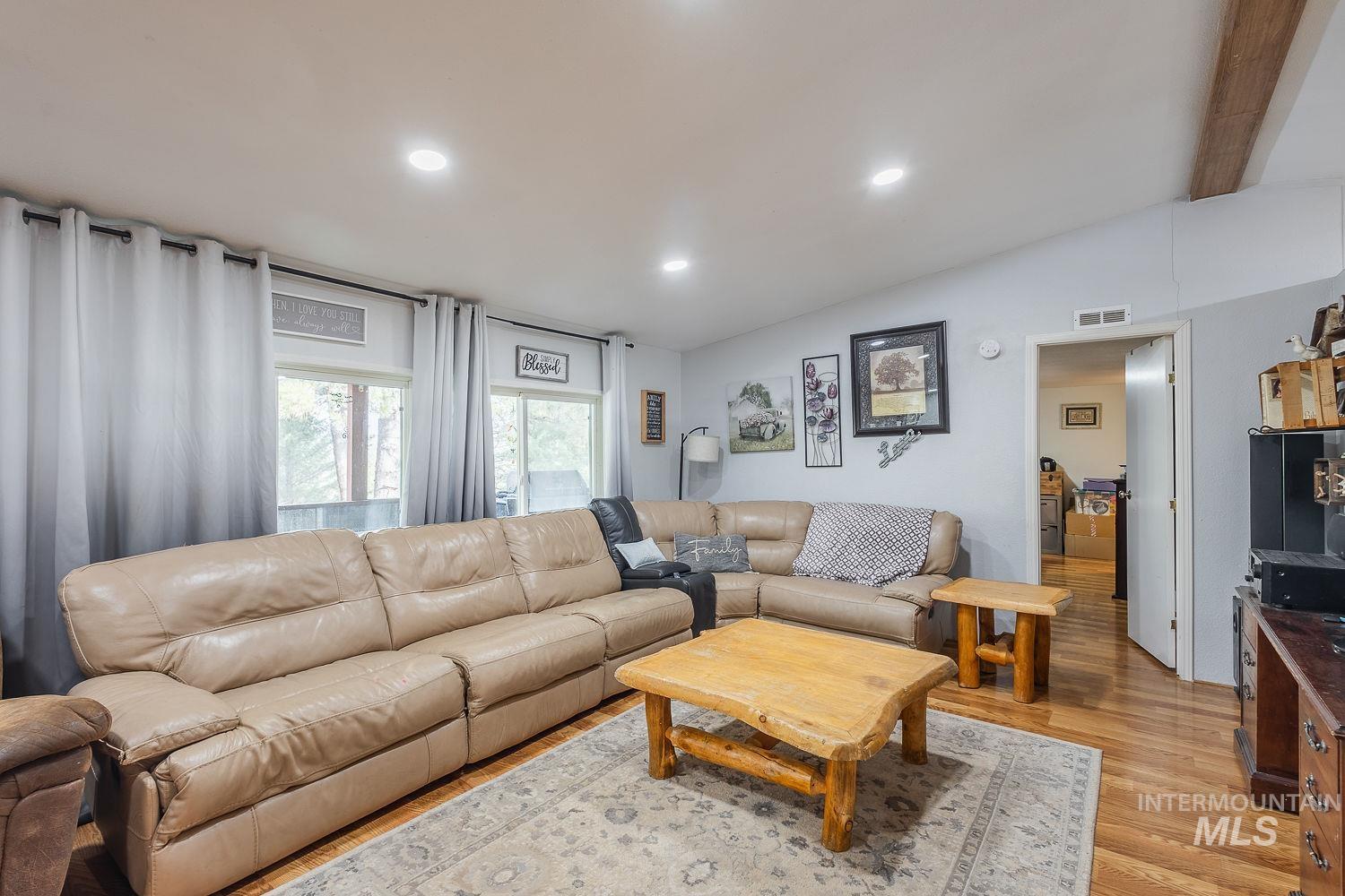 10 Reseda Ridge Circle Garden Valley, ID 83622 - Photo 18 of 28 Living room featuring light wood-type flooring