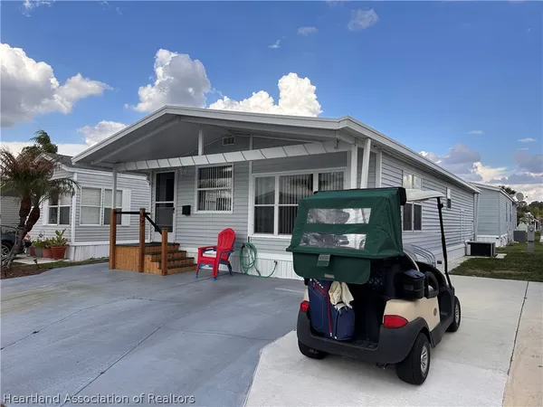 a car parked in front of house