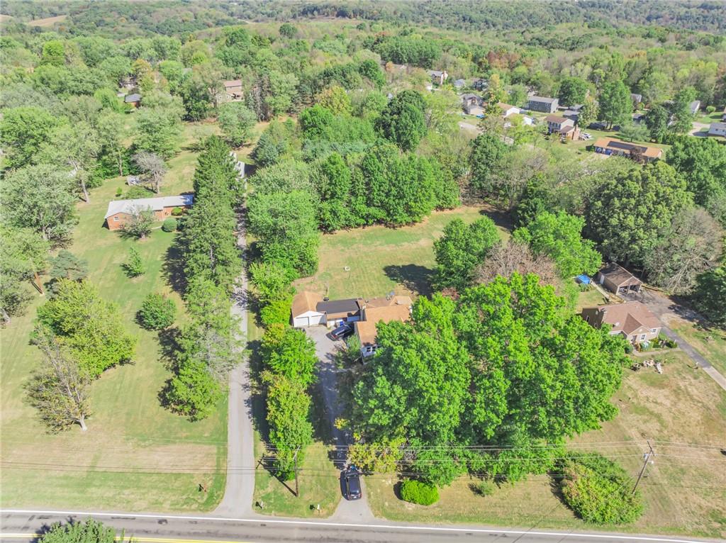 3430 37th St Extension Beaver Falls, PA 15010 - Photo 30 of 31 an aerial view of residential house with outdoor space and trees all around