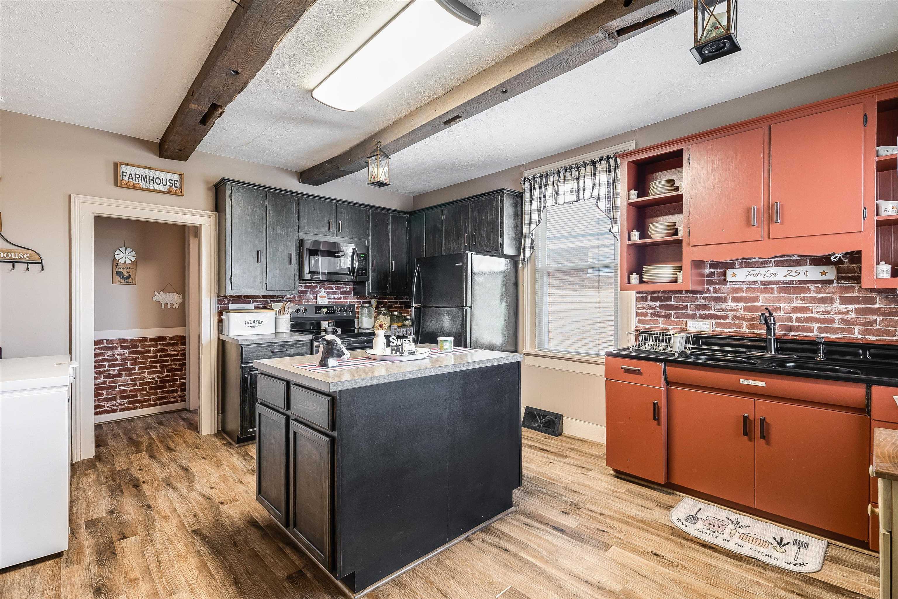 76 Main Street Greenville, VA 24440 - Photo 8 of 50 a kitchen with stainless steel appliances granite countertop a stove and a refrigerator