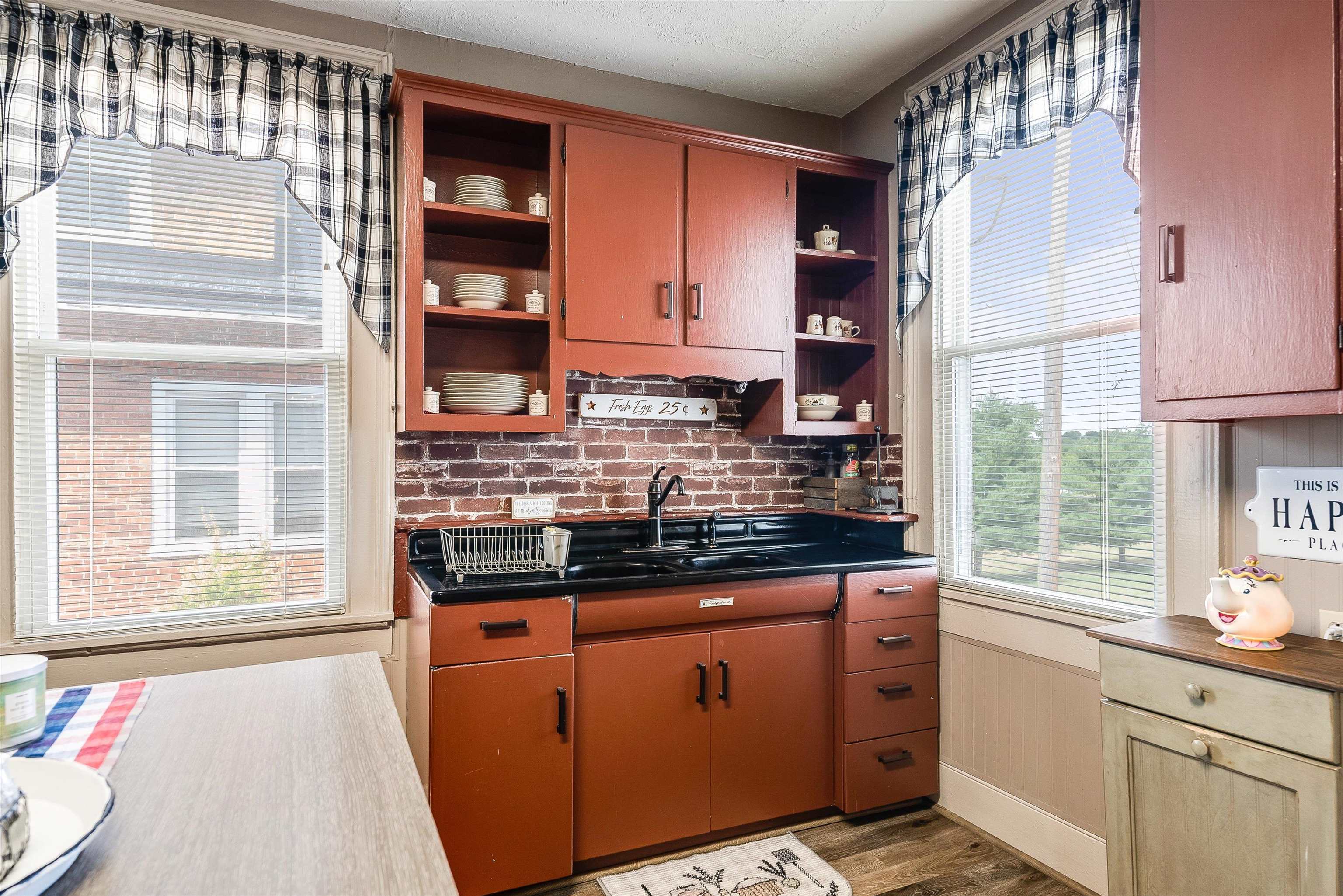 76 Main Street Greenville, VA 24440 - Photo 10 of 50 a kitchen with stainless steel appliances granite countertop a stove and cabinets