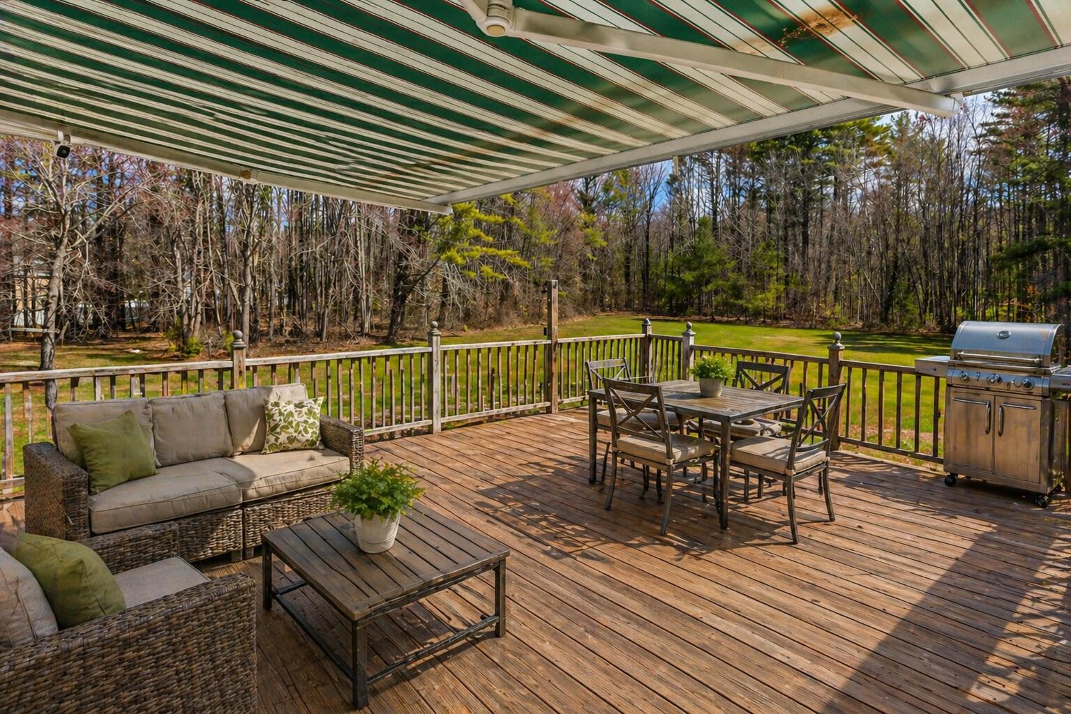 955 Bridgton Road Westbrook, ME 04092 - Photo 32 of 53 deck with less furniture