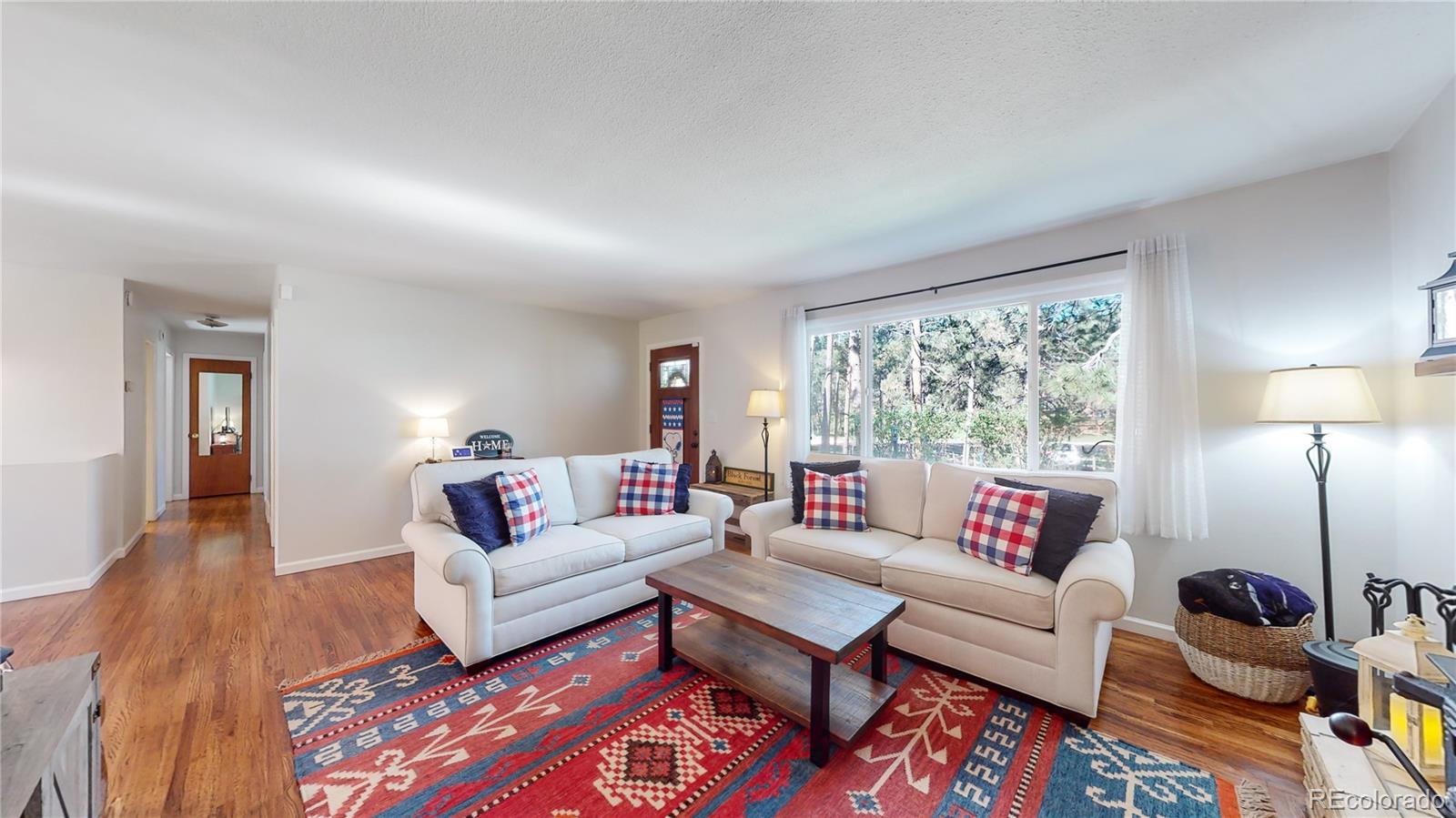 8020 Cyprus Road Colorado Springs, CO 80908 - Photo 7 of 42 a living room with furniture and a lamp