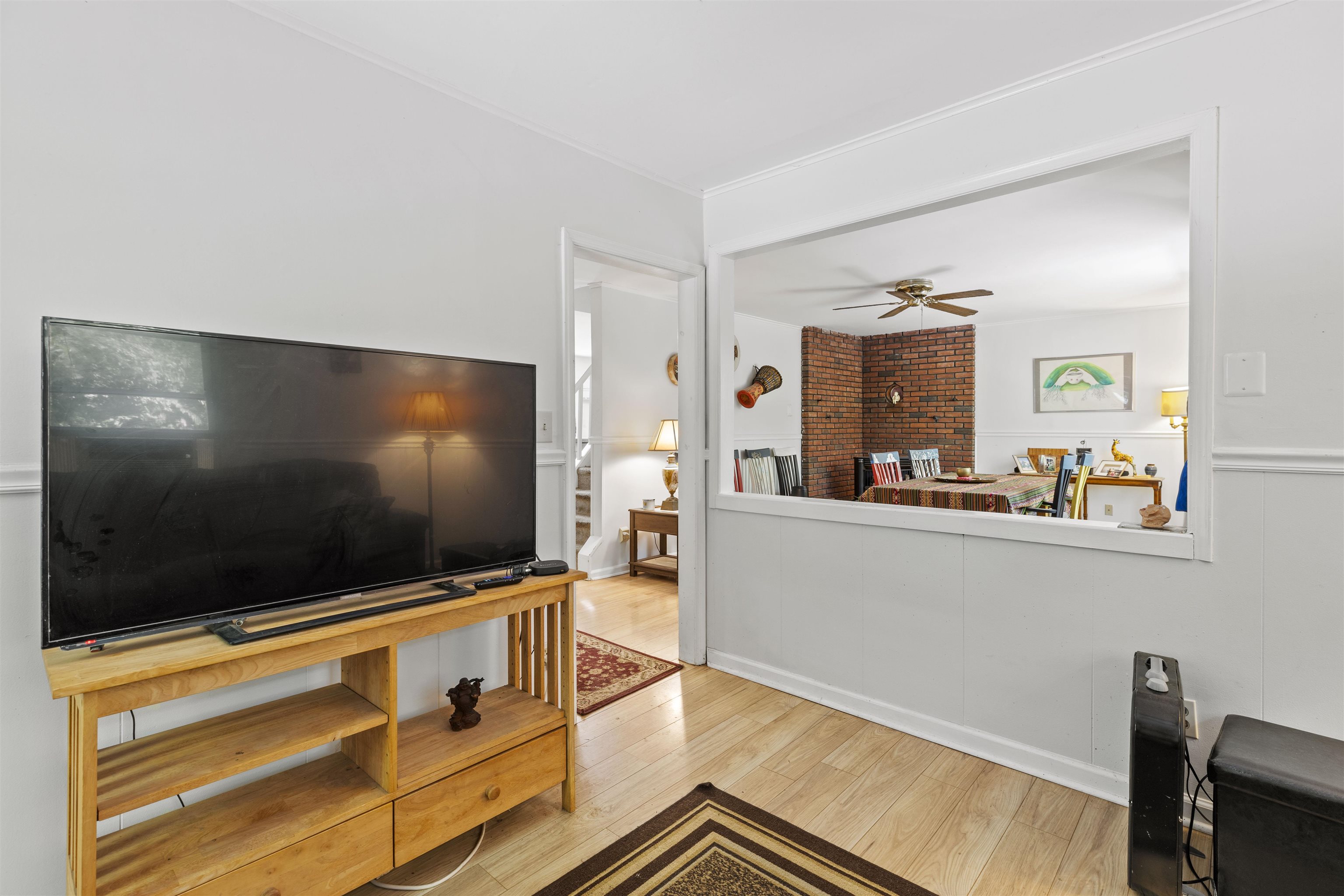 271 Hands Mill Road Belleplain, NJ 08270 - Photo 13 of 50 a living room with furniture and a flat screen tv