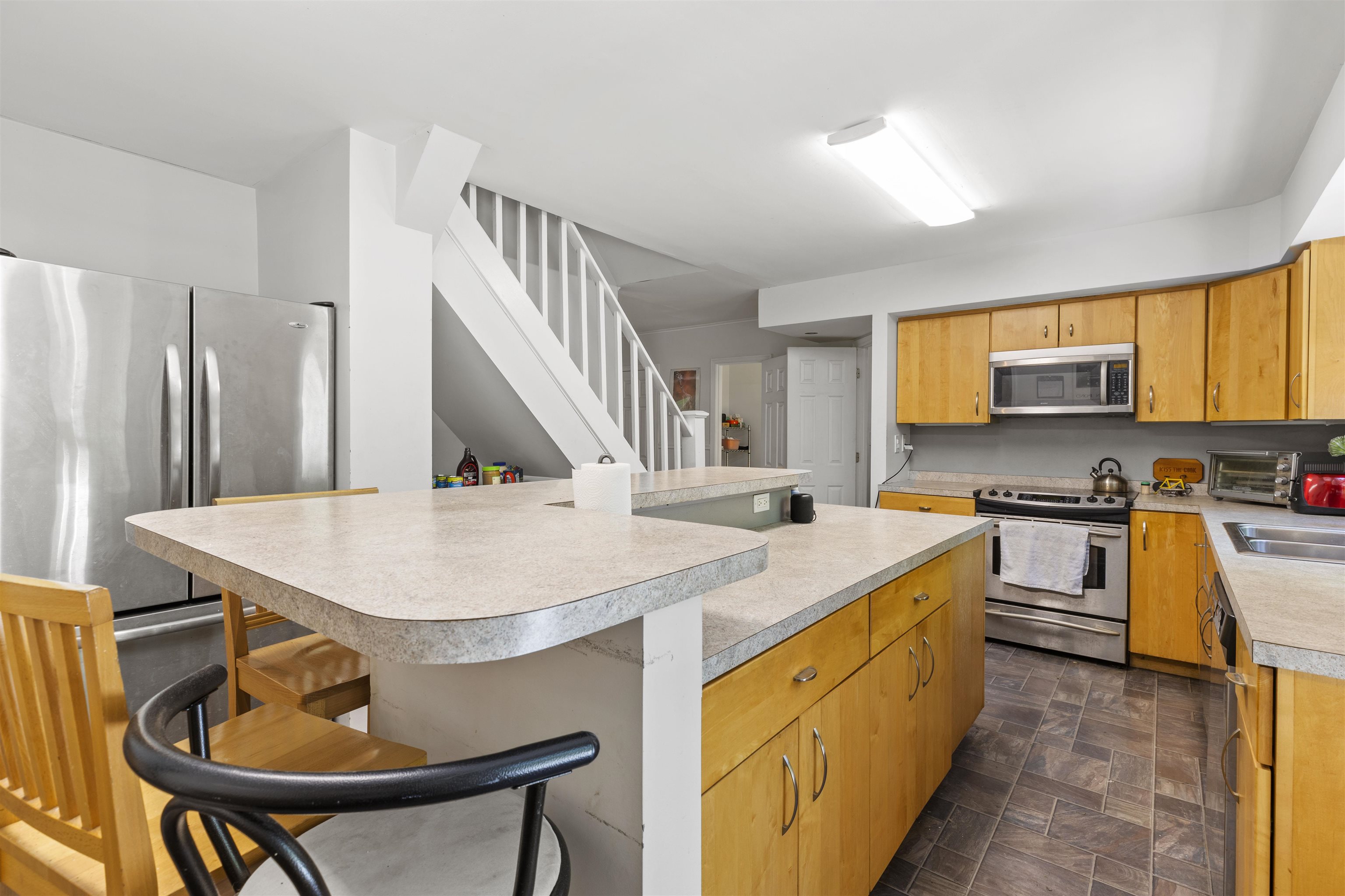 271 Hands Mill Road Belleplain, NJ 08270 - Photo 18 of 50 a kitchen with a stove a sink and a refrigerator