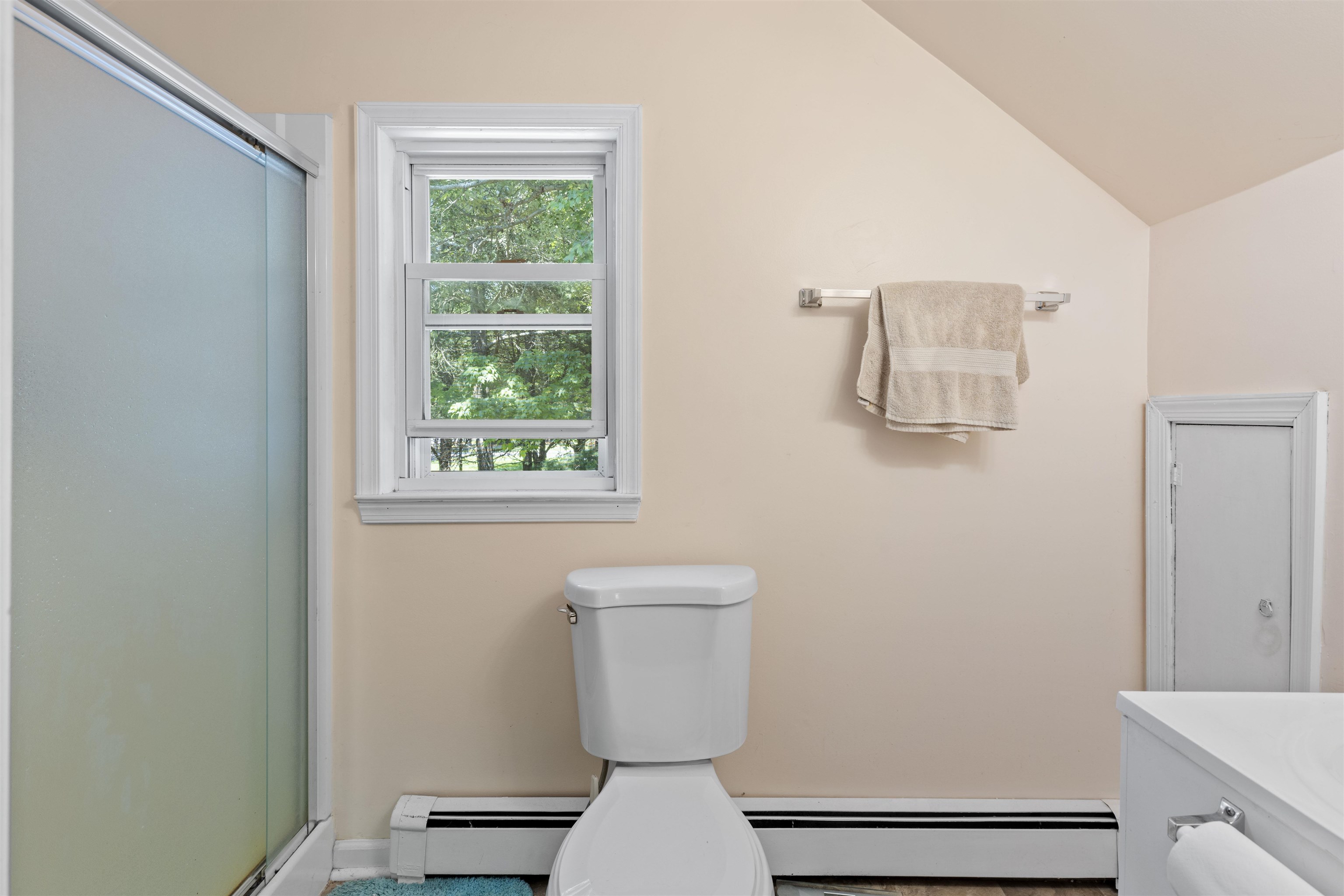 271 Hands Mill Road Belleplain, NJ 08270 - Photo 32 of 50 a bathroom with a toilet a sink and a window