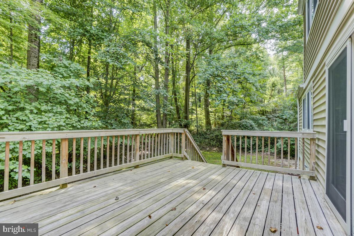 8843 Woodlawn Way Springfield, VA 22153 - Photo 21 of 45 Deck with steps down to back yard