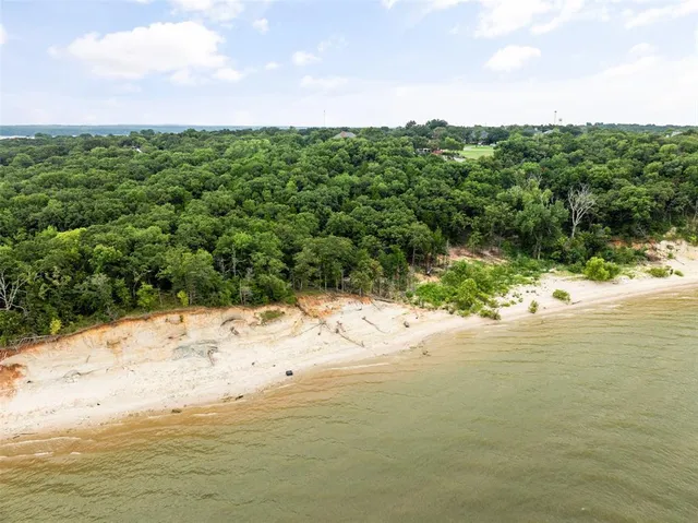 a view of a beach and ocean