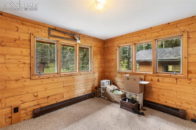 a backyard of a house