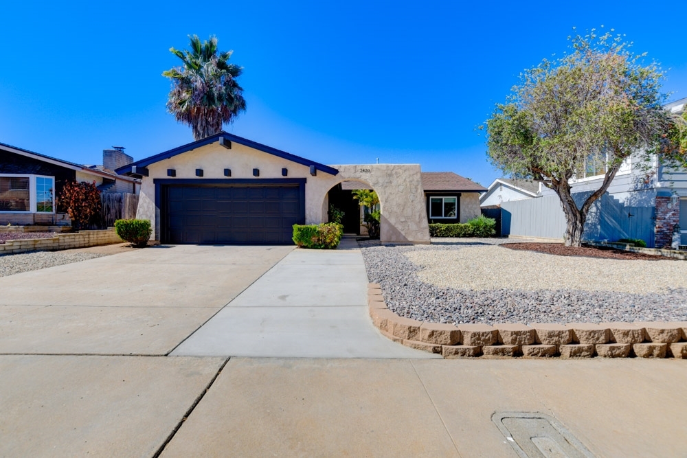 2420 Trace Road Spring Valley, CA 91978 - Photo 3 of 19 Huge driveway with 2 car garage