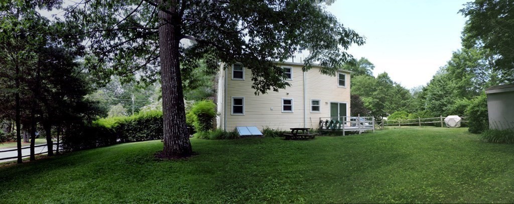 2 Hall Road Webster, MA 01570 - Photo 5 of 42 a view of backyard with large trees