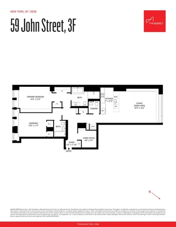 $1,799,000 | 59 John Street, Unit 3F | Financial District