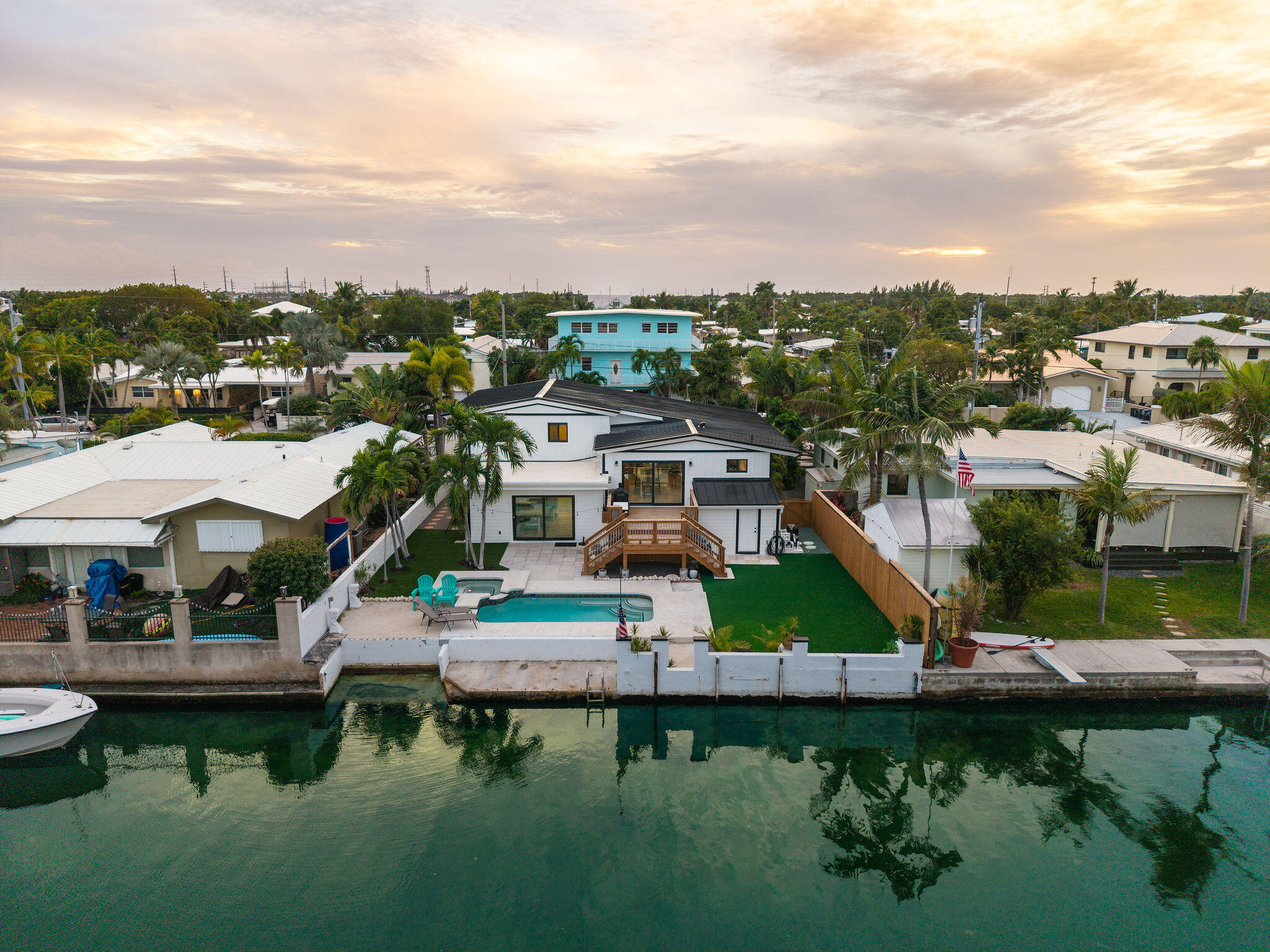 16 Azalea Drive Key Haven, FL 33040 - Photo 66 of 79 Twilight arial