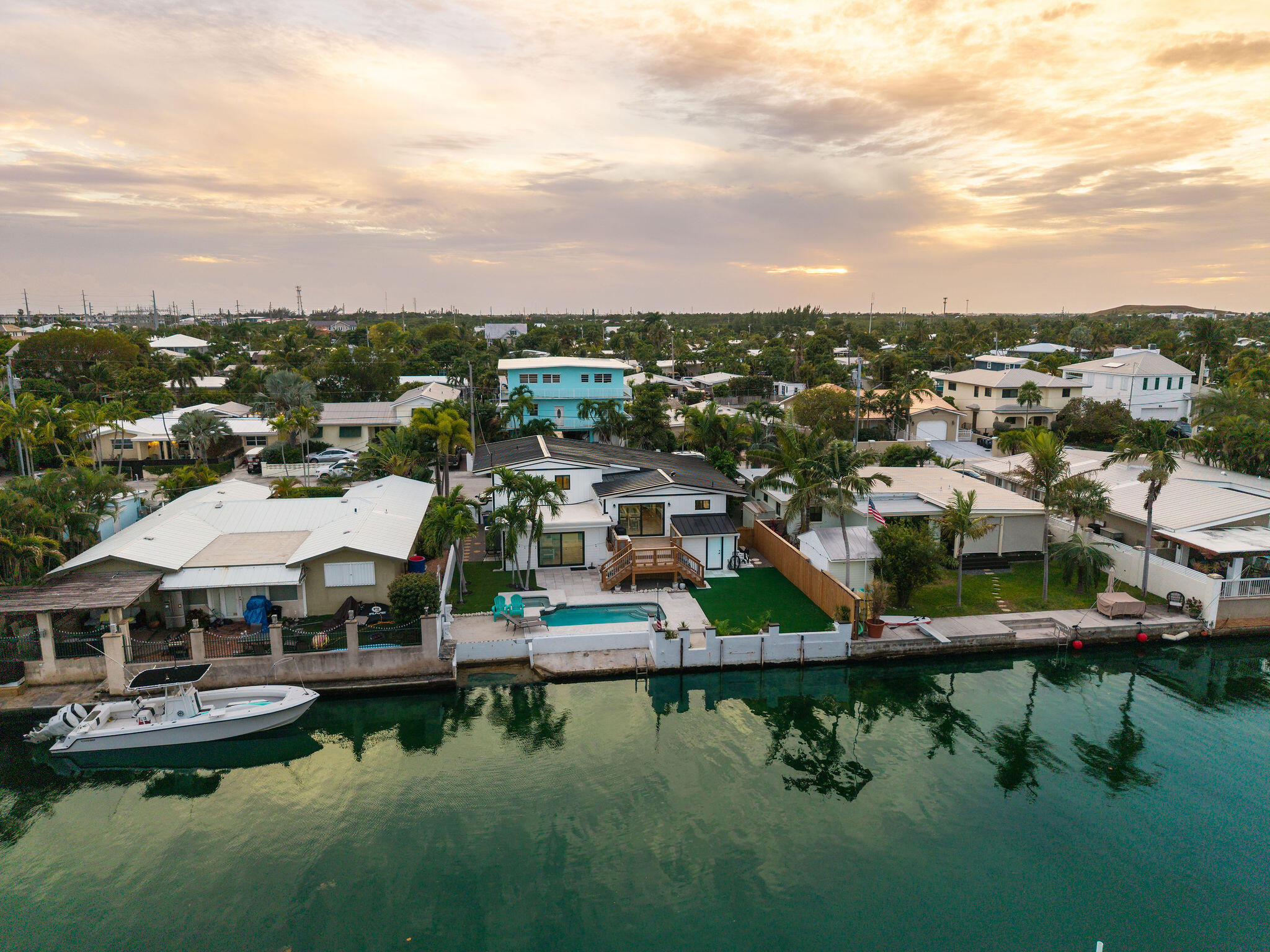 16 Azalea Drive Key Haven, FL 33040 - Photo 67 of 79 Twilight arial