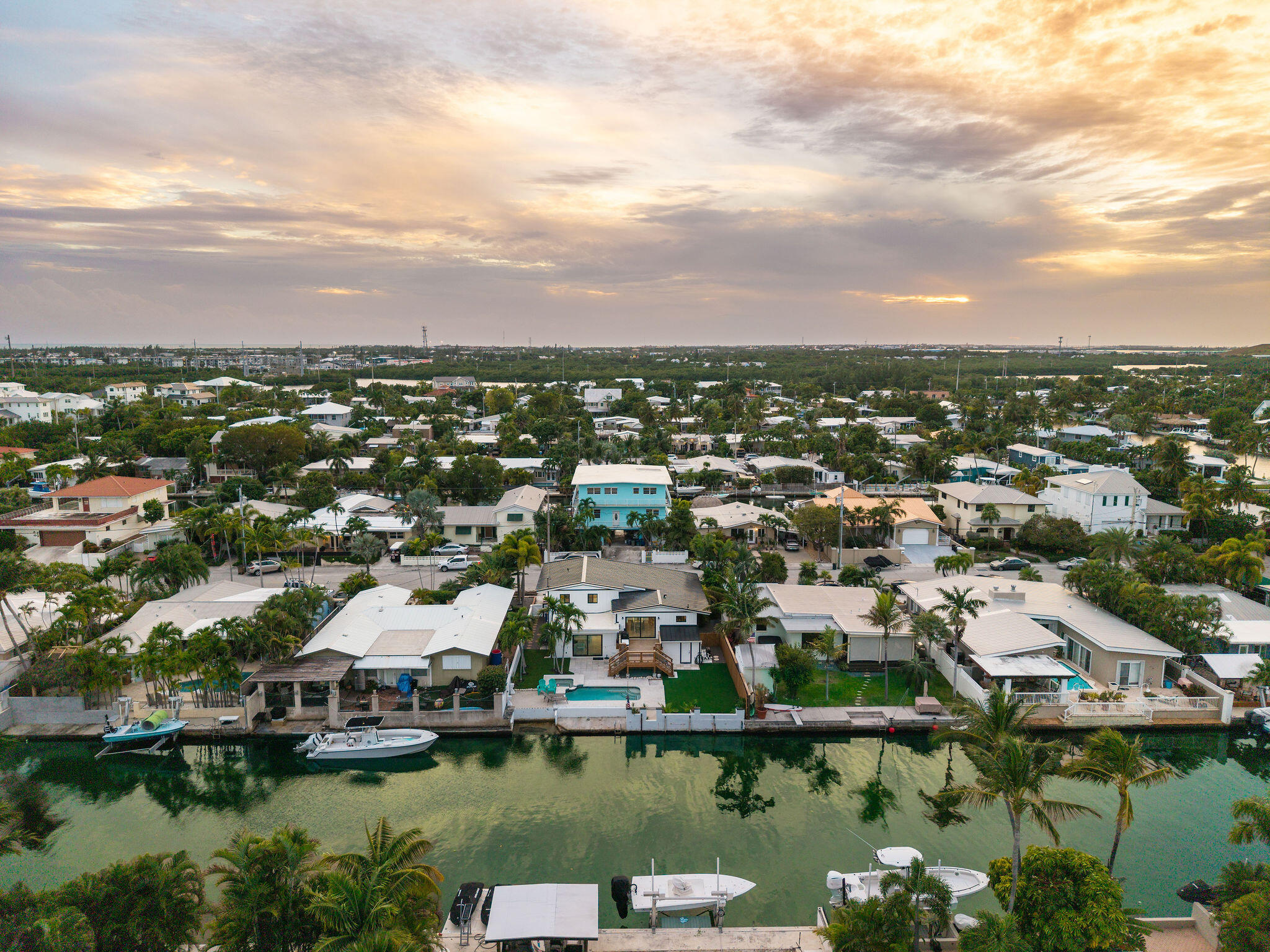 16 Azalea Drive Key Haven, FL 33040 - Photo 68 of 79 Twilight arial