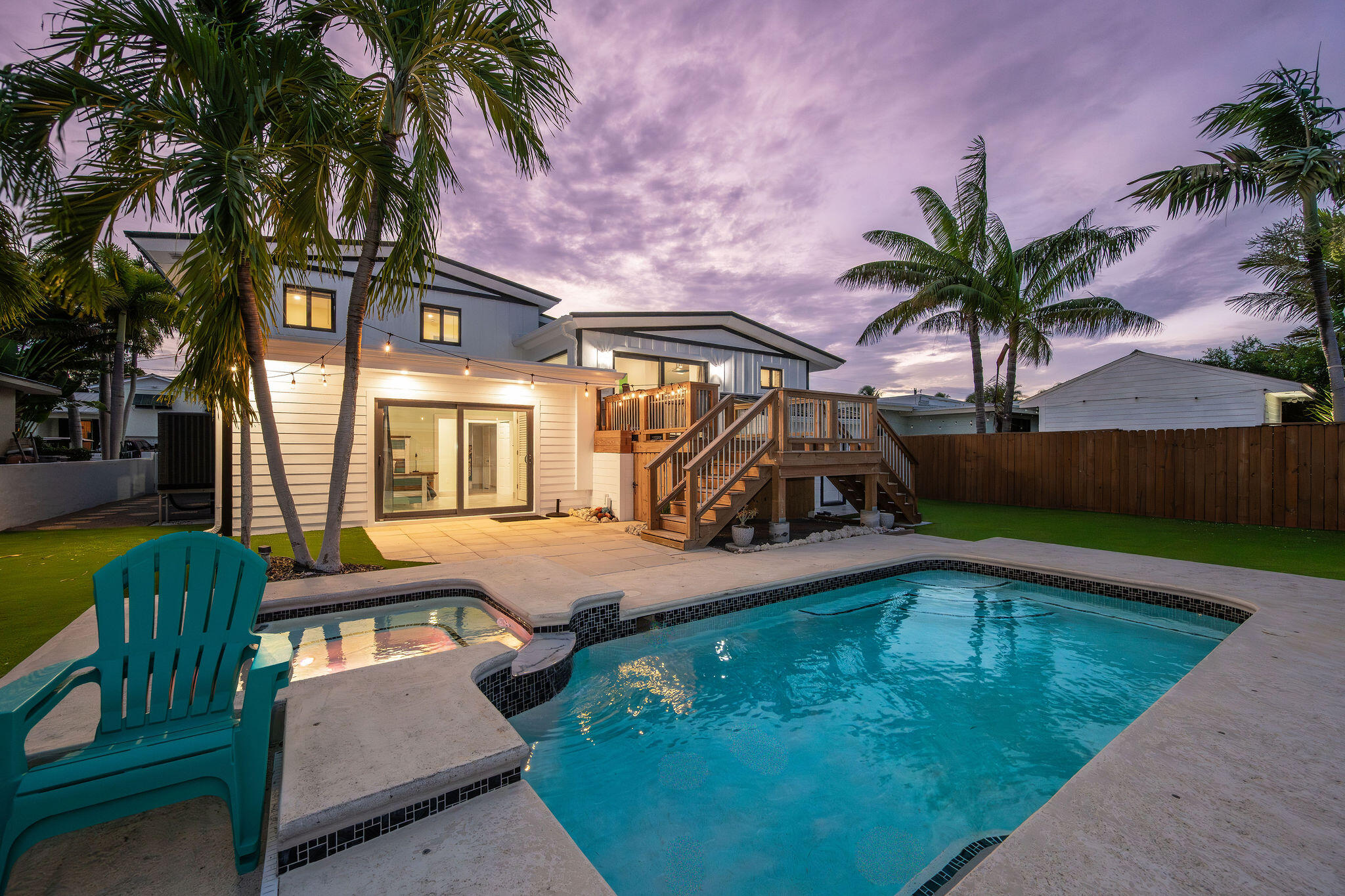 16 Azalea Drive Key Haven, FL 33040 - Photo 72 of 79 Twilight Pool