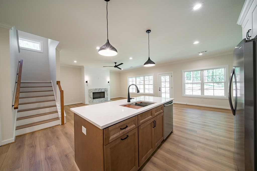 7230 Springbrook Drive Columbus, GA 31909 - Photo 11 of 49 kitchen open to living room and dining area