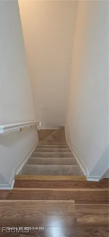 a view of small space with racks on the wall