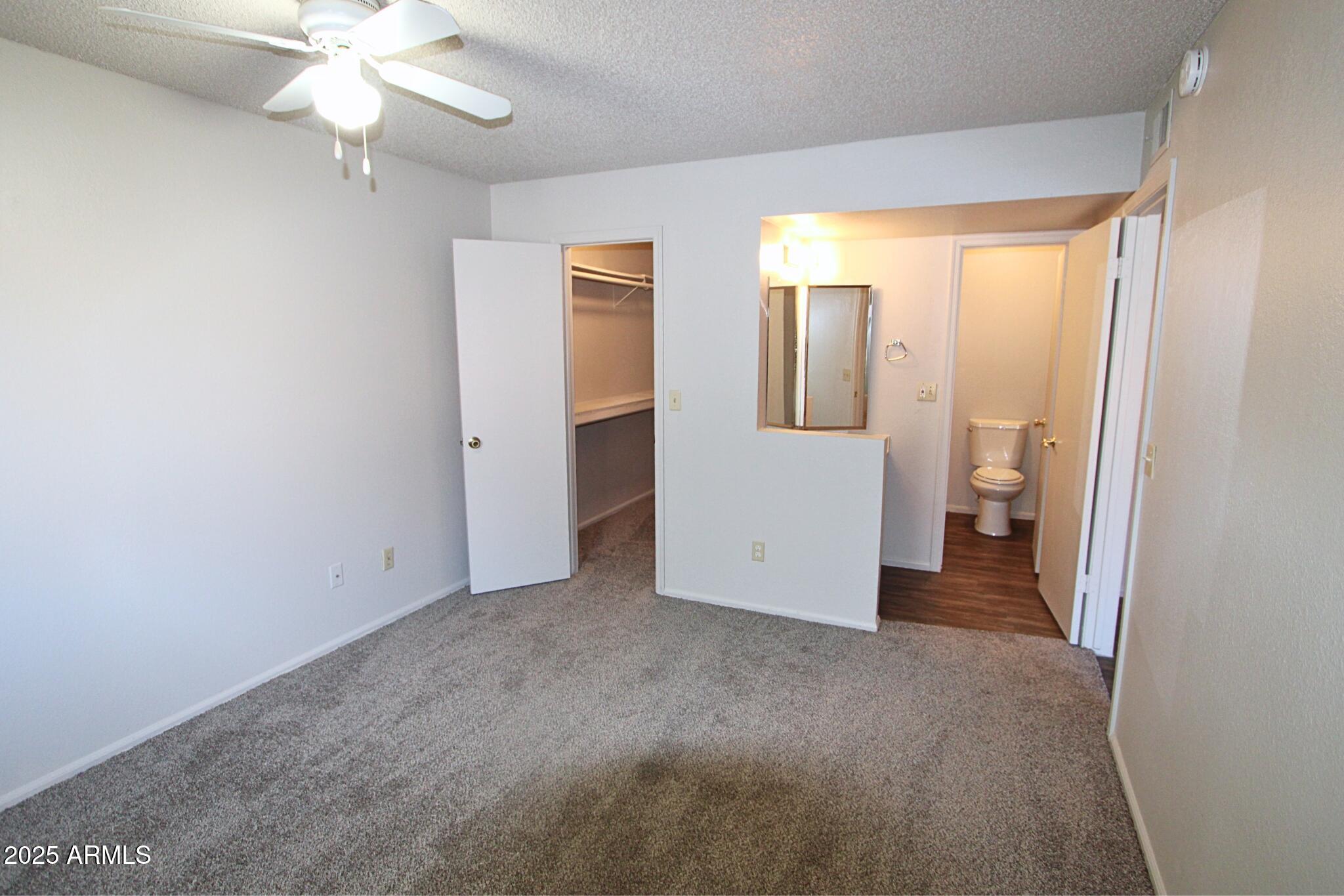 623 West Guadalupe Road, Unit 261 Mesa, AZ 85210 - Photo 13 of 24 a view of a room with a chandelier fan and closet