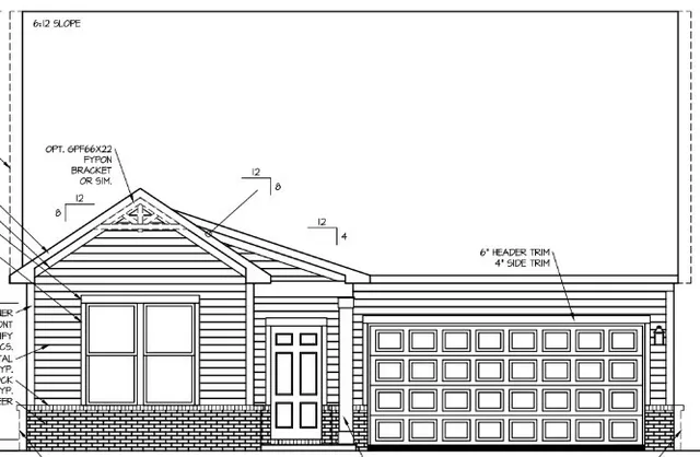 a view of a large white building