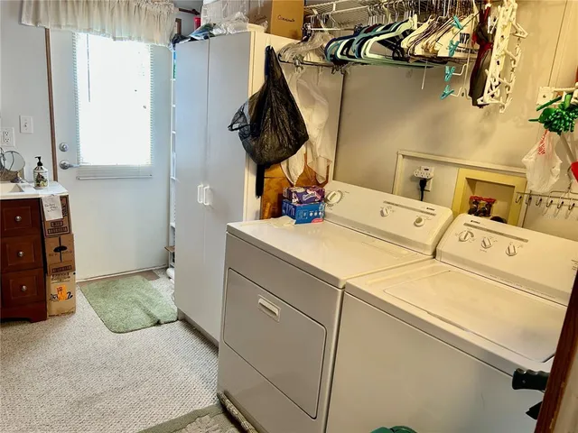 a room with storage and utility