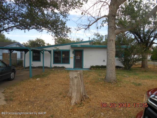 4219 Bowie Street Amarillo, TX 79110 - Photo 1 of 1 front view of house with a yard